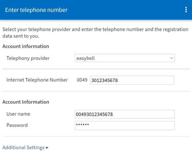 Telephony setup in FRITZ!OS 7.1