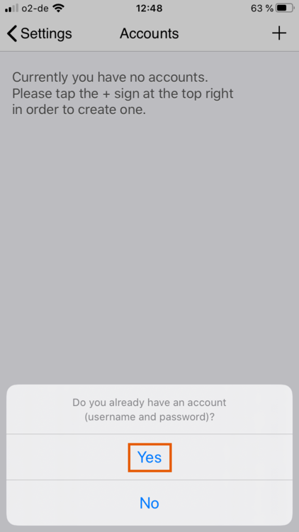Zoiper I Phone Account Yes